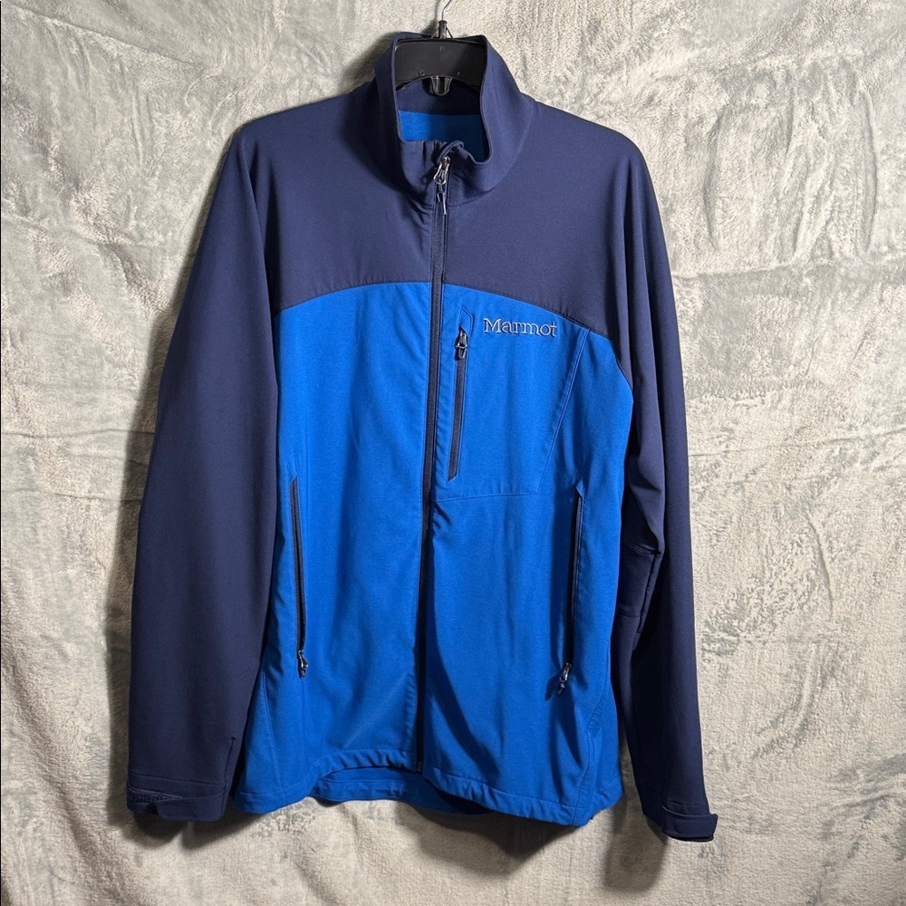 Marmot Bero Jacket M3 men’s XL Marmot soft shell Two-Tone Blue Performance‎ coat